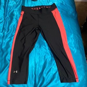 Girls Under Armour Capri Leggings.